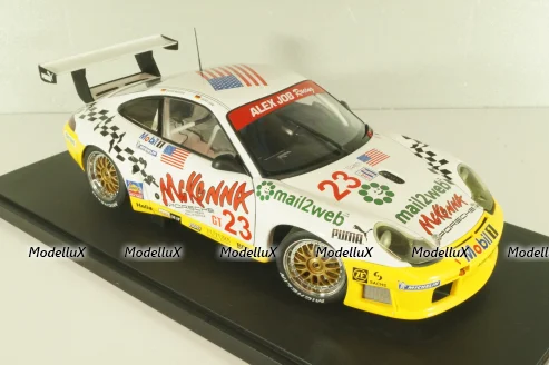 Porsche 911 (996) GT3R 2003, #23 winner Sebring 12hrs, Alex Job Racing GT Class, 80373, AutoArt 1:18