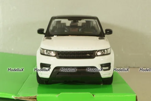 Range Rover sport 2010, white/black, WEL24059WHITE, Welly 1:24