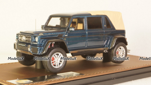 Mercedes G650 Maybach Closed roof Blue met, GLM Models 1:43