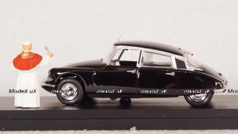 Citroen DS19 Prestige 1958 With Papa Pope Giovanni XXIII, 4171/P, RIO 1:43