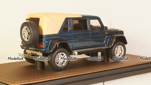 Mercedes G650 Maybach Closed roof Blue met, GLM Models 1:43