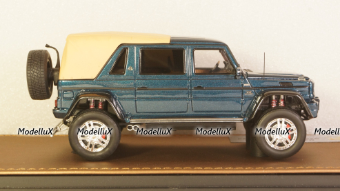 Mercedes G650 Maybach Closed roof Blue met, GLM Models 1:43