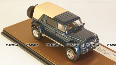 Mercedes G650 Maybach Closed roof Blue met, GLM Models 1:43