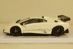 Lamborghini Diablo GTR-S 20th anniversary edition on special base, white, 2001,Kyosho 1:43
