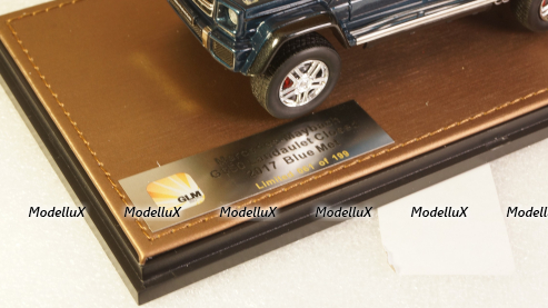 Mercedes G650 Maybach Closed roof Blue met, GLM Models 1:43