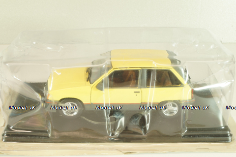 Opel Corsa 1.3 SR 1983, yellow, G1648017, Hachette 1:24 Уценка!