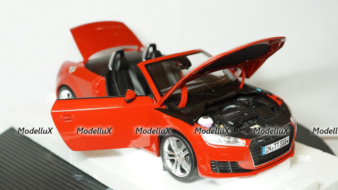 Mercedes S-class 560SEC 6.0 AMG (C126) coupe 1984, red, GLM Models 1:43