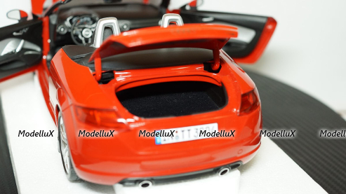 Mercedes S-class 560SEC 6.0 AMG (C126) coupe 1984, red, GLM Models 1:43