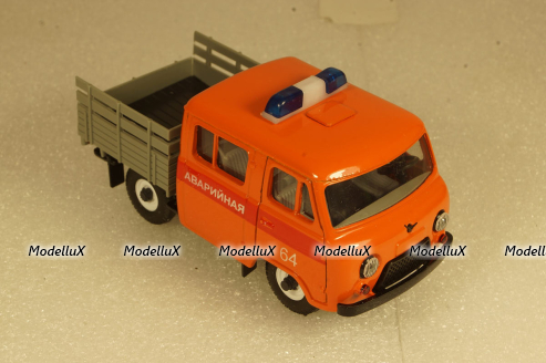 УАЗ-39094, аварийная, Агат 1:43