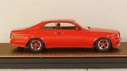 Mercedes S-class 560SEC 6.0 AMG (C126) coupe 1984, red, GLM Models 1:43
