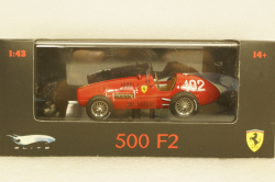 Ferrari 500 F2 Ascari winner GP Nurburgring "Elite Serie", Hot Wheels Elite 1:43