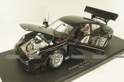 Porsche 911 (996) GT3 RSR Plain Body 2005, black, 80585, AutoArt 1:18