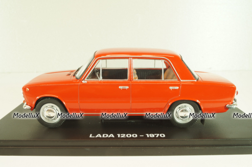 Ваз-2101 Жигули 1970, Lada 1200, красный, Hachette 1:24 Уценка!