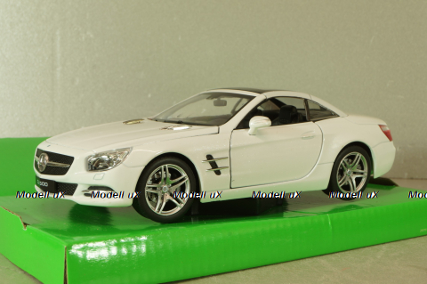 Mercedes SL 500 (R231) 2012, white roof, WEL24041H-White, Welly 1:24