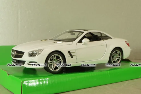 Mercedes SL 500 (R231) 2012, white roof, WEL24041H-White, Welly 1:24