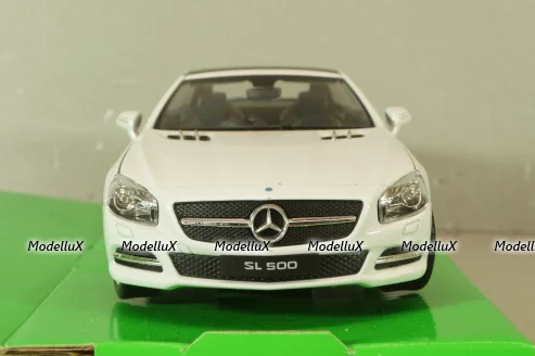 Mercedes SL 500 (R231) 2012, white roof, WEL24041H-White, Welly 1:24
