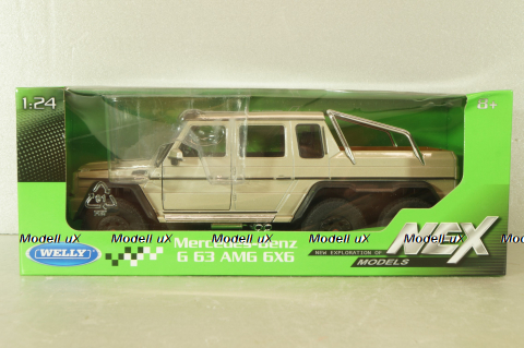 Mercedes-Benz G 63 AMG 6x6, metallic-beige, WEL24061GOLD, Welly 1:24