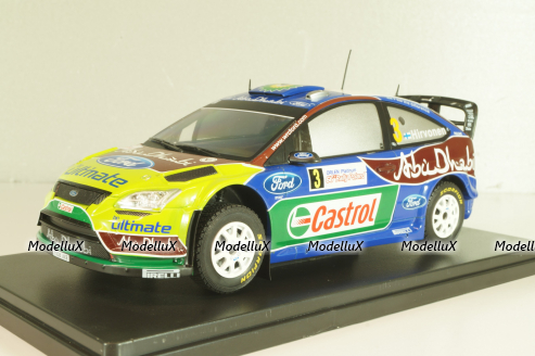 Ford Focus RS WRC #3 Rally Poland 2009, Hirvonen/Lehtinen, G113U016, WRC Collection, Hachette 1:24