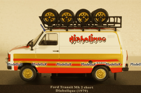 Ford Transit MKII Serie -Team Diablique Motosport 1979, Rally Assistance №43, 1:43 