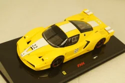 Ferrari FXX 2006, yellow with white stripe, Hot Wheels Elite 1:43