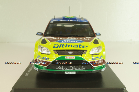 Ford Focus RS WRC #3 Rally Poland 2009, Hirvonen/Lehtinen, G113U016, WRC Collection, Hachette 1:24