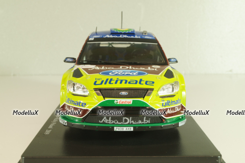 Ford Focus RS WRC #3 Rally Poland 2009, Hirvonen/Lehtinen, G113U016, WRC Collection, Hachette 1:24