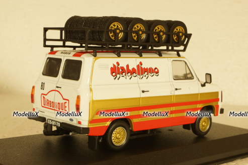 Ford Transit MKII Serie -Team Diablique Motosport 1979, Rally Assistance №43, 1:43 