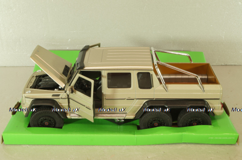 Mercedes-Benz G 63 AMG 6x6, metallic-beige, WEL24061GOLD, Welly 1:24