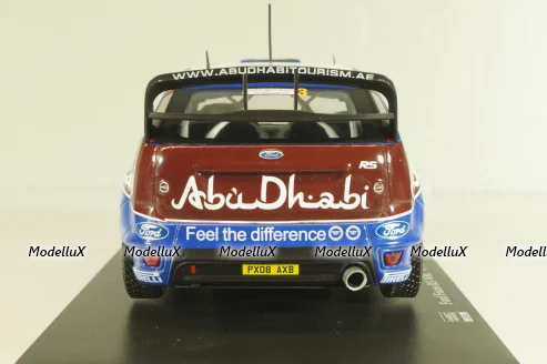 Ford Focus RS WRC #3 Rally Poland 2009, Hirvonen/Lehtinen, G113U016, WRC Collection, Hachette 1:24