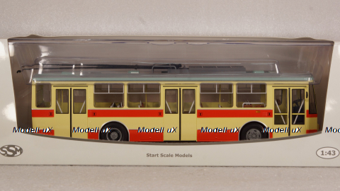 Троллейбус Skoda-14TR красно-бежевый, SSM4042, SSM 1:43 Уценка!