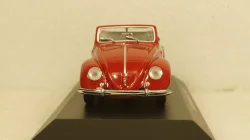 Volkswagen Hebmuller cabriolet 1950, red, built on VW Beetle (Typ 14), 940052131, Maxichamps 1:43