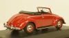Volkswagen Hebmuller cabriolet 1950, red, built on VW Beetle (Typ 14), 940052131, Maxichamps 1:43