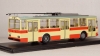 Троллейбус Skoda-14TR красно-бежевый, SSM4042, SSM 1:43 Уценка!