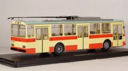 Троллейбус Skoda-14TR красно-бежевый, SSM4042, SSM 1:43 Уценка!