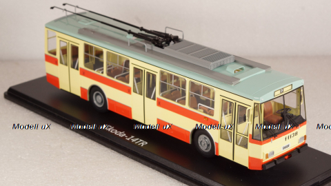 Троллейбус Skoda-14TR красно-бежевый, SSM4042, SSM 1:43 Уценка!
