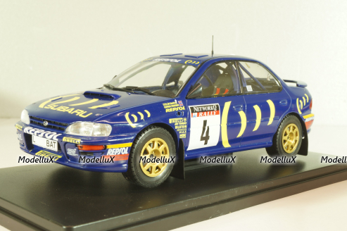 Subaru Impreza WRC #4 Rally GB 1995, McRae/Ringer, G113U066, WRC Collection #66, Hachette 1:24 Уценка!
