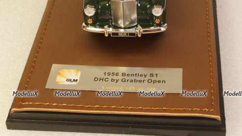 Bentley S1 Drophead coupe graber 1956 open, GLM Models 1:43