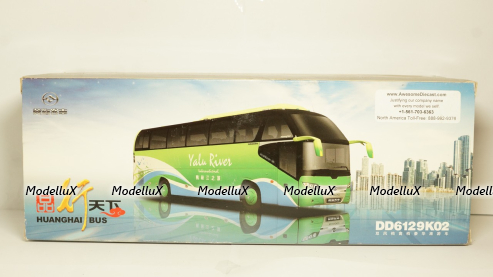 Huanghai Bus DD6129K02 Yalu River, Paudi 1:43