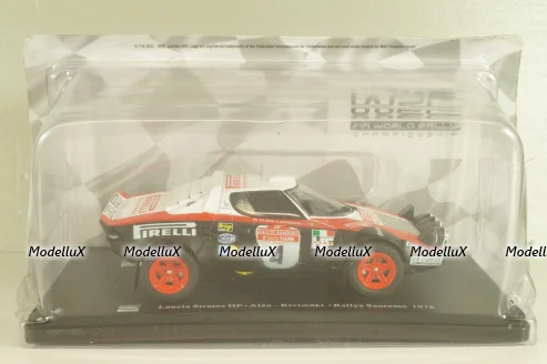 Lancia Stratos HF #4, Rally Sanremo 1978, Alen/Kivimaki, G113U025, WRC Collection, Hachette 1:24