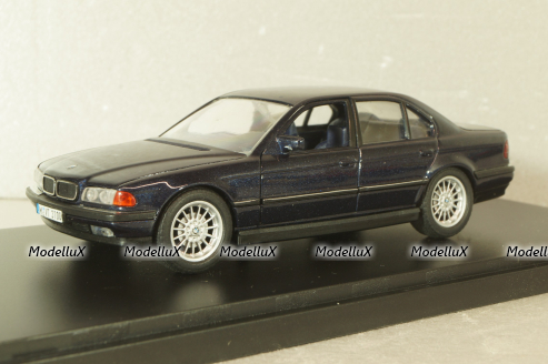 BMW 750i (E38) 1994, blue, Schabak 1:43