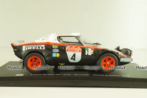 Lancia Stratos HF #4, Rally Sanremo 1978, Alen/Kivimaki, G113U025, WRC Collection, Hachette 1:24