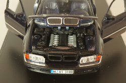 BMW 750i (E38) 1994, blue, Schabak 1:43