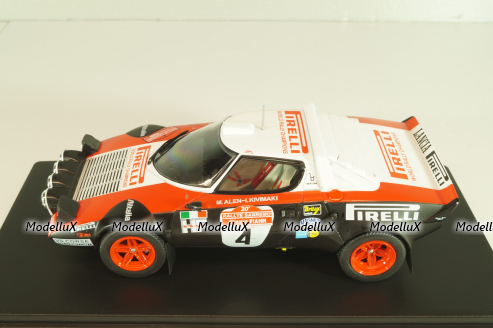 Lancia Stratos HF #4, Rally Sanremo 1978, Alen/Kivimaki, G113U025, WRC Collection, Hachette 1:24