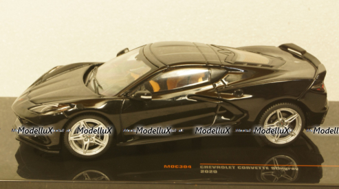 Chevrolet Corvette C8 2020 black, MOC304, IXO 1:43