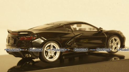Chevrolet Corvette C8 2020 black, MOC304, IXO 1:43