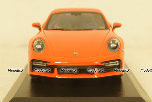 Porsche 911 (922) Turbo S 2020, Orange, 410069476, Minichamps 1:43