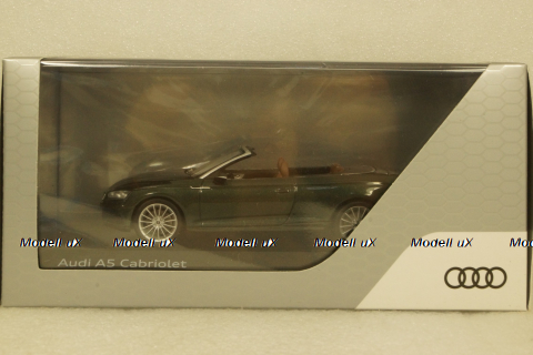 Audi A5 cabriolet, gotland green metallic, 2017, 5011705333, Iscale 1:43