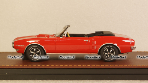 Pontiac Firebird 400 cabriolet open 1968, red, GLM Models 1:43