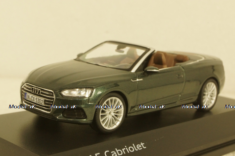 Audi A5 cabriolet, gotland green metallic, 2017, 5011705333, Iscale 1:43