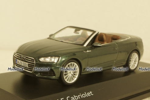 Audi A5 cabriolet, gotland green metallic, 2017, 5011705333, Iscale 1:43